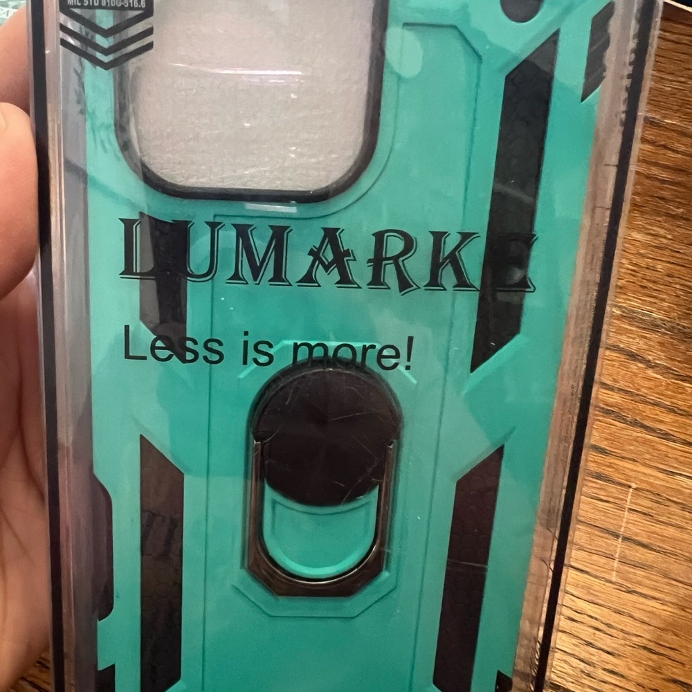 Lumarke Rugged iPhone 16 Pro Max Case Turquoise Phone Case Anti Shock